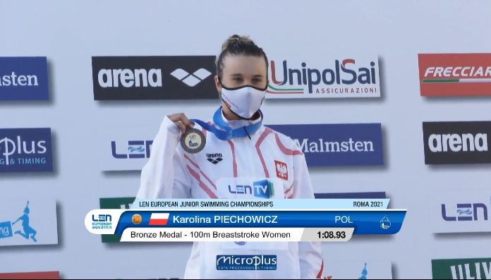 Karolina Piechowicz 100 m stylem klasycznym